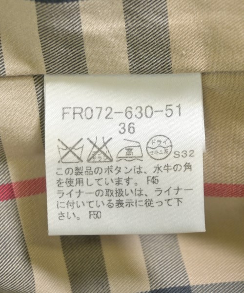 BURBERRY（バーバリー）トレンチコート ベージュ サイズ:36(XS位) レディース/2200718361037