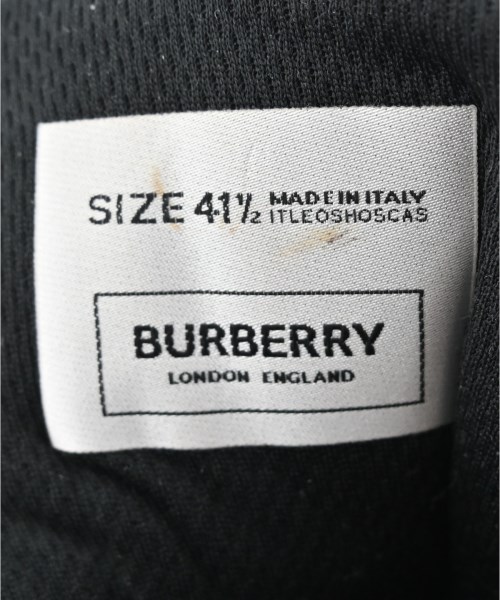 BURBERRY（バーバリー）スニーカー 黒 サイズ:EU41 1/2(26.5cm位) メンズ/2200723782179