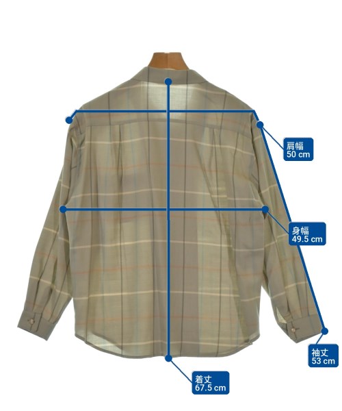 BURBERRY（バーバリー）カジュアルシャツ グレー サイズ:-(M位) レディース/2200718937157