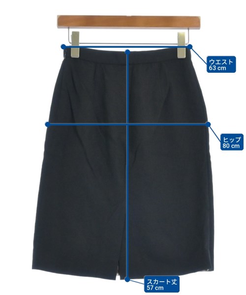 BURBERRY（バーバリー）ひざ丈スカート 黒 サイズ:36(XS位) レディース/2200724037230