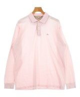 BURBERRY（バーバリー）ポロシャツ ピンク サイズ:L メンズ/2200724223145