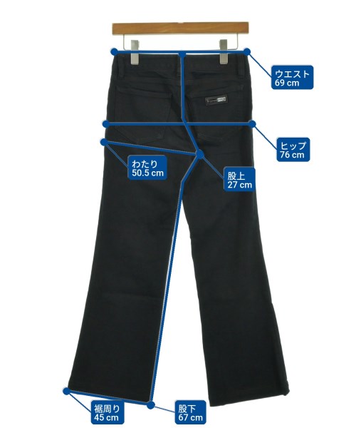 BURBERRY（バーバリー）デニムパンツ 黒 サイズ:36(XS位) レディース/2200721499017