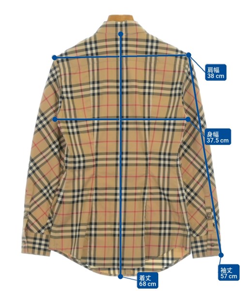 BURBERRY（バーバリー）カジュアルシャツ ベージュ サイズ:36(XS位) レディース/2200719800054
