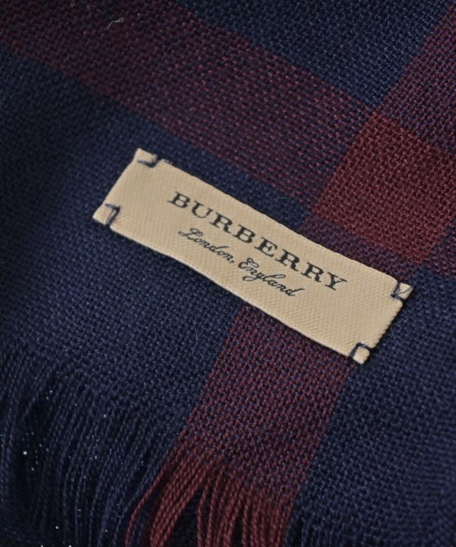 BURBERRY（バーバリー）ストール 紺 サイズ:- レディース/2200721740065