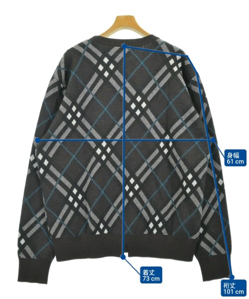 BURBERRY（バーバリー）ニット・セーター 茶 サイズ:XXL メンズ/2200728565029