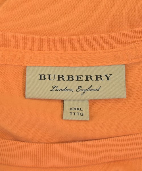BURBERRY（バーバリー）Tシャツ・カットソー オレンジ サイズ:XXXL メンズ/2200682307079