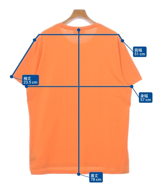 BURBERRY（バーバリー）Tシャツ・カットソー オレンジ サイズ:XXXL メンズ/2200682307079