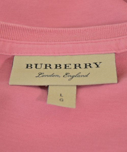 BURBERRY（バーバリー）Tシャツ・カットソー ピンク サイズ:L メンズ/2200682307086