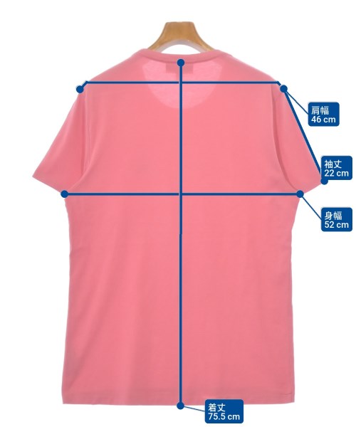 BURBERRY（バーバリー）Tシャツ・カットソー ピンク サイズ:L メンズ/2200682307086
