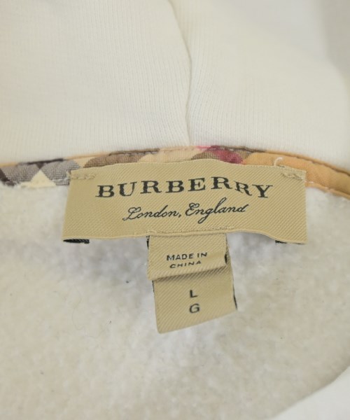 BURBERRY（バーバリー）パーカー 白 サイズ:L メンズ/2200682694018