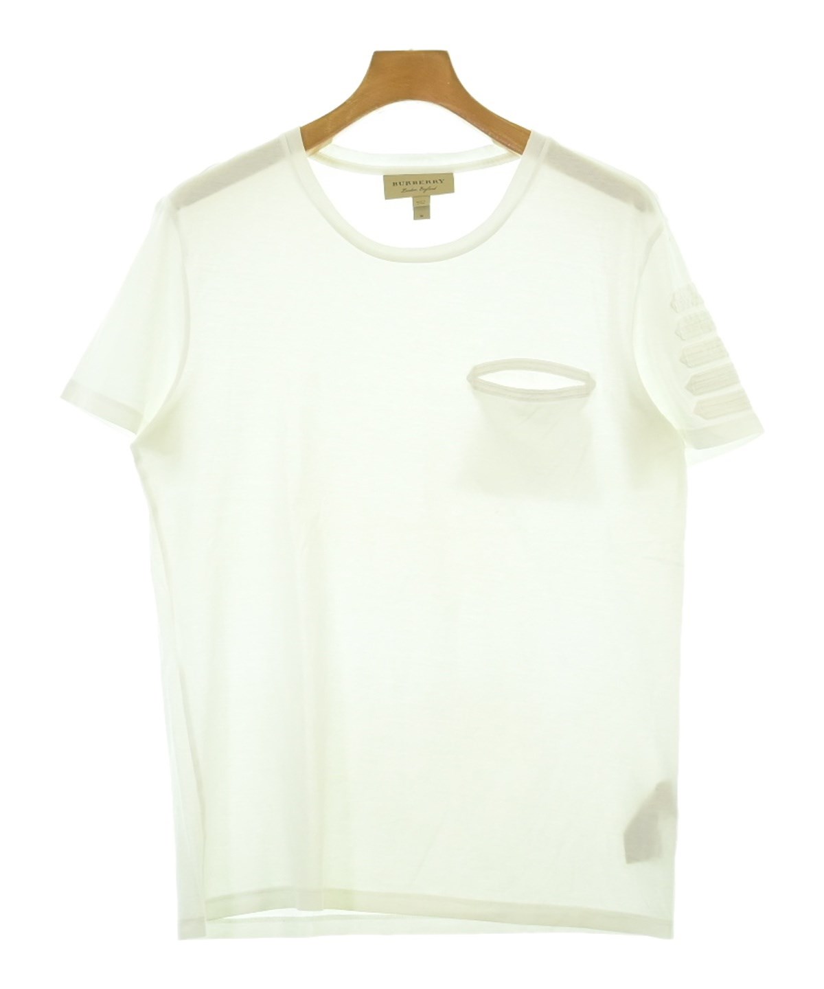 BURBERRY　カットソー　新品タグ付き BURBERRY（バーバリー）Tシャツ・カットソー 白 サイズ:M メンズ