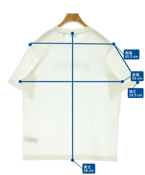 BURBERRY（バーバリー）Tシャツ・カットソー 白 サイズ:L メンズ/2200683036015