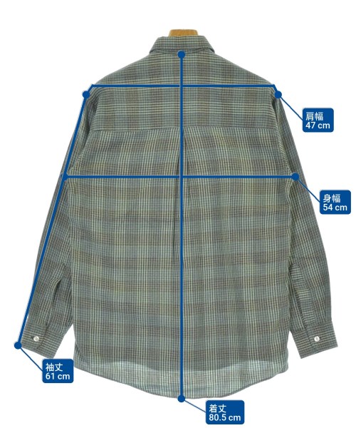 BURBERRY（バーバリー）カジュアルシャツ 緑 サイズ:S メンズ/2200683919127