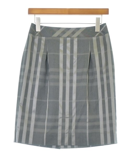 BURBERRY(バーバリー)ひざ丈スカート グレー サイズ:38(S位)/2200684267272