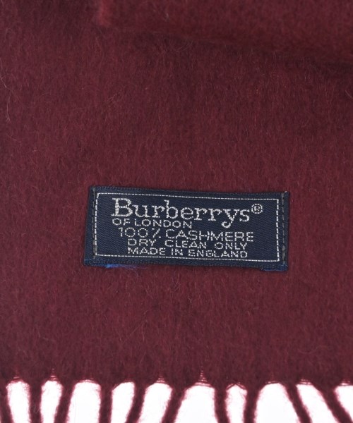 BURBERRY（バーバリー）マフラー 赤 サイズ:- メンズ/2200678967485