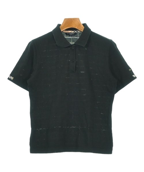 BURBERRY GOLF(バーバリーゴルフ)ポロシャツ 黒 サイズ:M/2200685237090