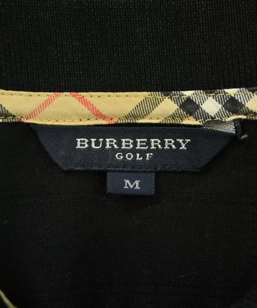 BURBERRY GOLF（バーバリーゴルフ）ポロシャツ 黒 サイズ:M レディース/2200685237090