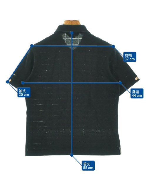 BURBERRY GOLF（バーバリーゴルフ）ポロシャツ 黒 サイズ:M レディース/2200685237090