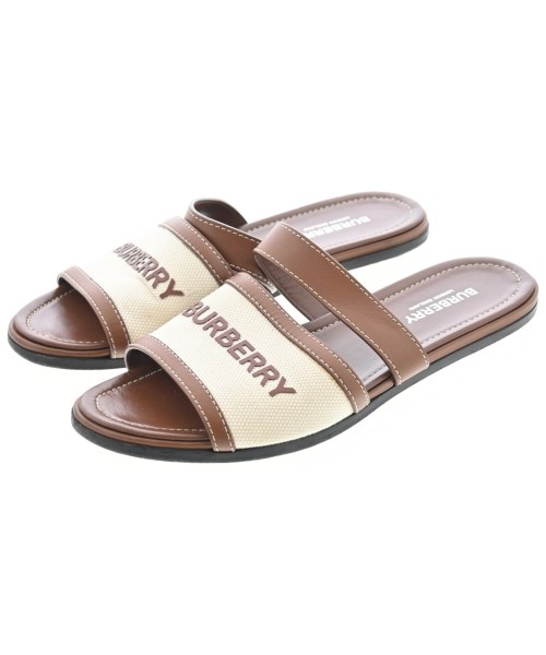 BURBERRY(バーバリー)サンダル 白 サイズ:EU37(23.5cm位)/2200686253037