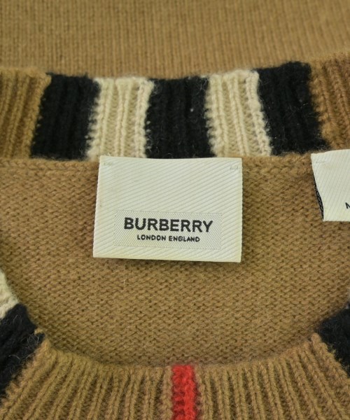 BURBERRY（バーバリー）ニット・セーター ベージュ サイズ:M メンズ/2200688166045
