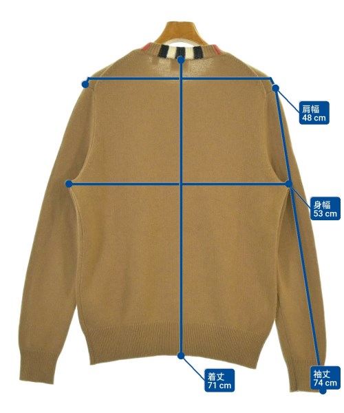 BURBERRY（バーバリー）ニット・セーター ベージュ サイズ:M メンズ/2200688166045