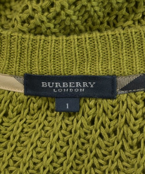 BURBERRY（バーバリー）カーディガン 緑 サイズ:1(S位) レディース/2200688543037