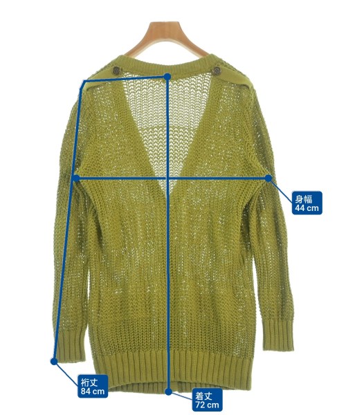 BURBERRY（バーバリー）カーディガン 緑 サイズ:1(S位) レディース/2200688543037