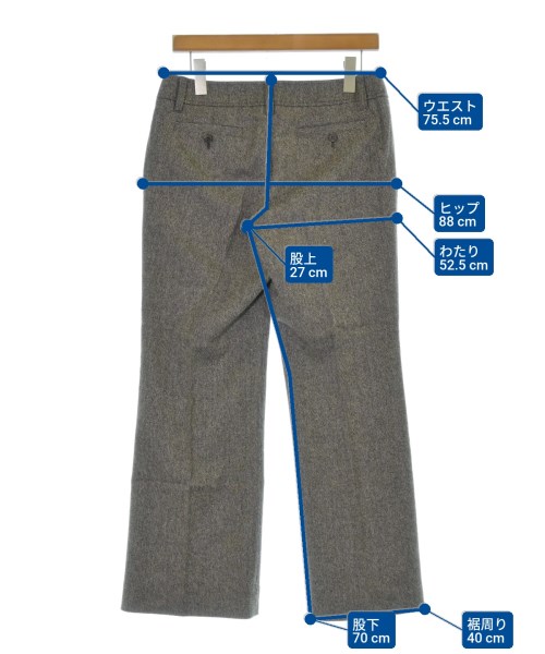BURBERRY（バーバリー）スラックス 茶 サイズ:42(XS位) メンズ/2200688436025
