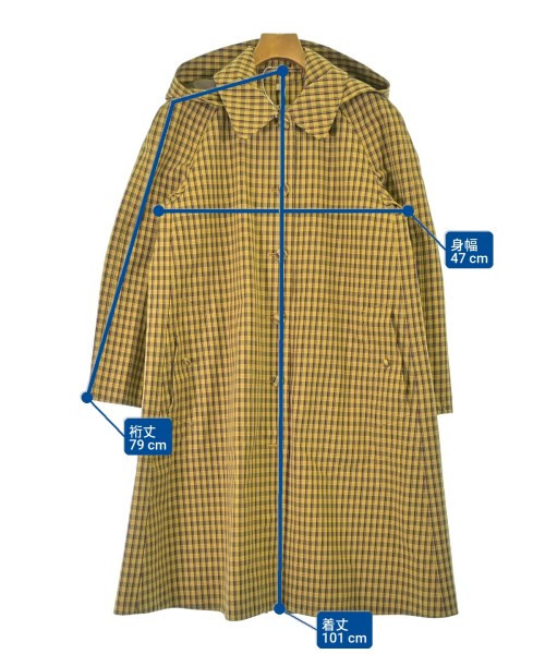 BURBERRY（バーバリー）ステンカラーコート 黄 サイズ:40(M位) レディース/2200690292015