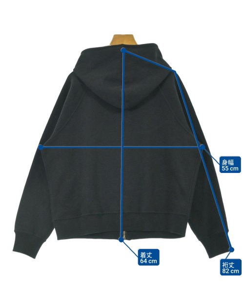 BURBERRY（バーバリー）パーカー 黒 サイズ:S レディース/2200692856024