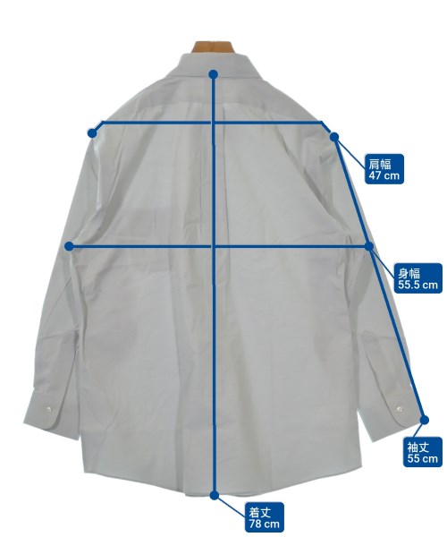 Brooks Brothers（ブルックスブラザーズ）カジュアルシャツ グレー サイズ:16(L位) メンズ/2200619405236