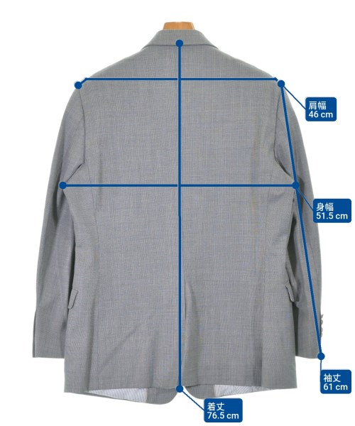 Brooks Brothers（ブルックスブラザーズ）テーラードジャケット グレー サイズ:54(XXL位) メンズ/2200622728025