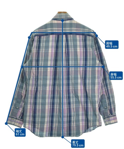 Brooks Brothers（ブルックスブラザーズ）カジュアルシャツ 青 サイズ:M メンズ/2200622801032