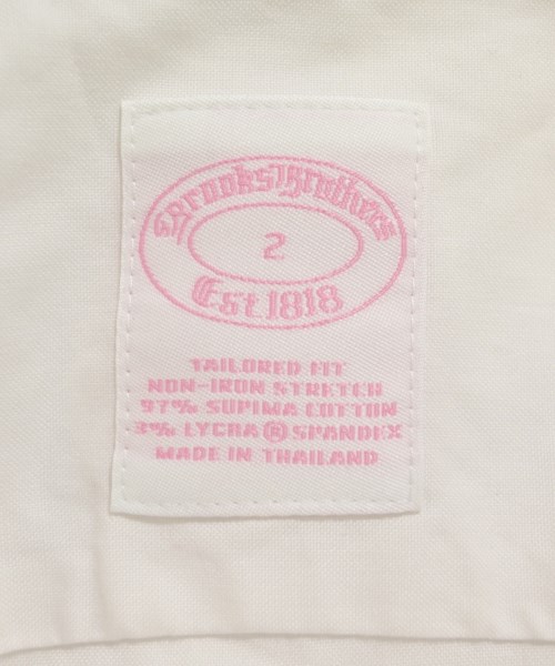 Brooks Brothers（ブルックスブラザーズ）ドレスシャツ 白 サイズ:2(M位) レディース/2200636882010