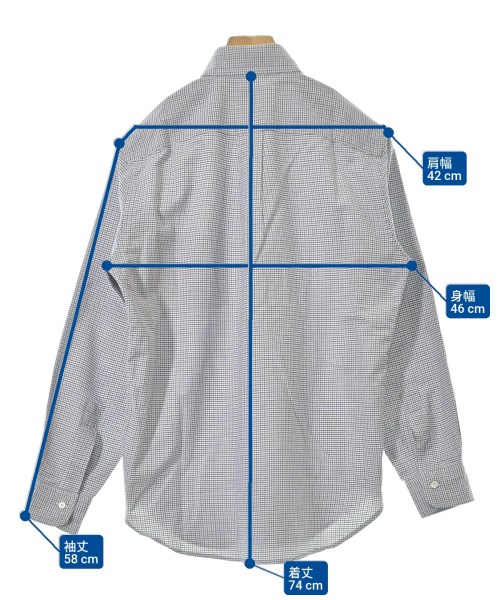 Brooks Brothers（ブルックスブラザーズ）カジュアルシャツ 白 サイズ:14 1/2(XS位) メンズ/2200624562016