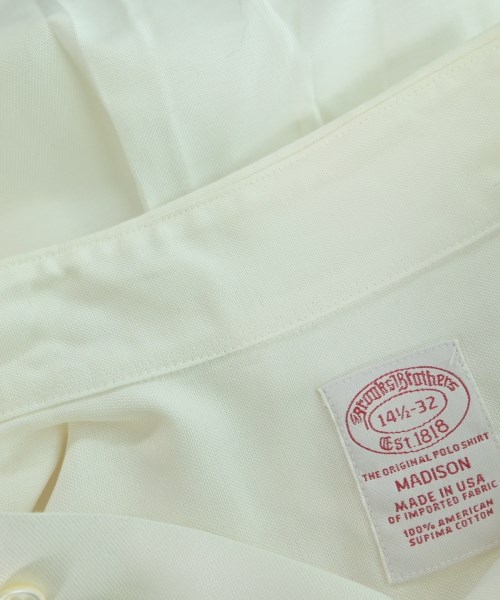 Brooks Brothers（ブルックスブラザーズ）ドレスシャツ 白 サイズ:14 1/2(XS位) メンズ/2200620413114