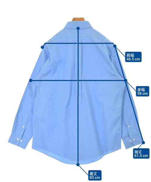 Brooks Brothers（ブルックスブラザーズ）カジュアルシャツ 青 サイズ:L メンズ/2200624009146