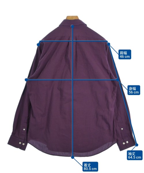 Brooks Brothers（ブルックスブラザーズ）カジュアルシャツ 紫 サイズ:L メンズ/2200638113112