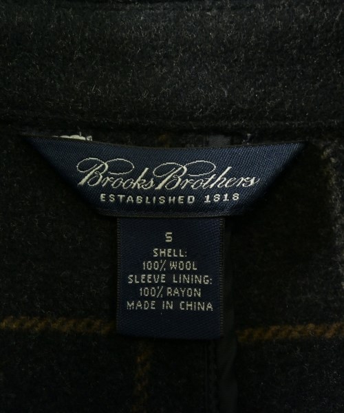 Brooks Brothers（ブルックスブラザーズ）ピーコート 黒 サイズ:S メンズ/2200623091029