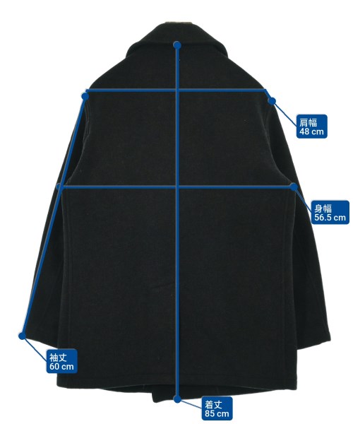 Brooks Brothers（ブルックスブラザーズ）ピーコート 黒 サイズ:S メンズ/2200623091029