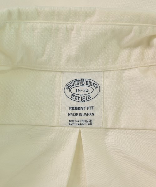 Brooks Brothers（ブルックスブラザーズ）カジュアルシャツ 白 サイズ:15(S位) メンズ/2200642534019