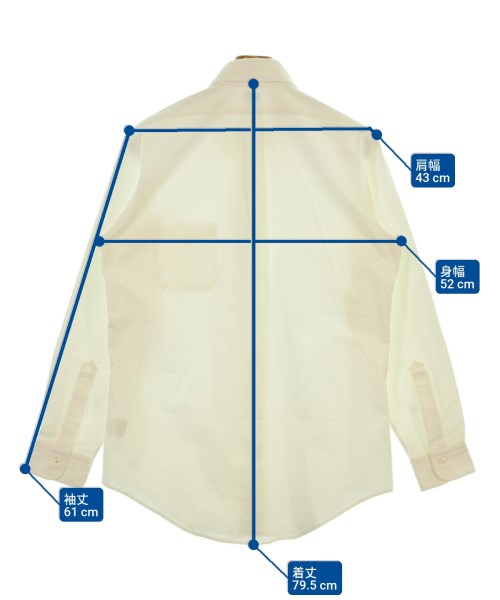 Brooks Brothers（ブルックスブラザーズ）カジュアルシャツ 白 サイズ:15(S位) メンズ/2200642534019