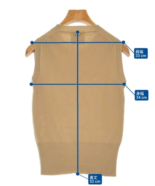 Brooks Brothers（ブルックスブラザーズ）ベスト ベージュ サイズ:-(XS位) レディース/2200628722072
