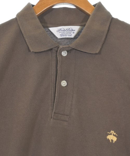 Brooks Brothers（ブルックスブラザーズ）ポロシャツ 茶 サイズ:M メンズ/2200642940087