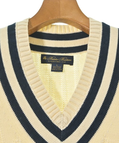 Brooks Brothers（ブルックスブラザーズ）ニット・セーター 白 サイズ:L メンズ/2200627918025