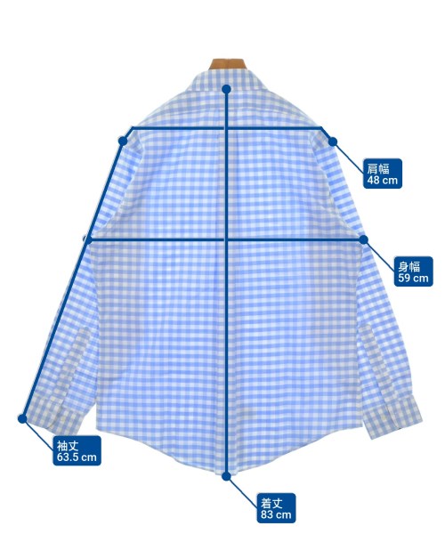Brooks Brothers（ブルックスブラザーズ）カジュアルシャツ 青 サイズ:L メンズ/2200627918285