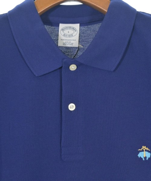 Brooks Brothers（ブルックスブラザーズ）ポロシャツ 青 サイズ:L メンズ/2200627918483