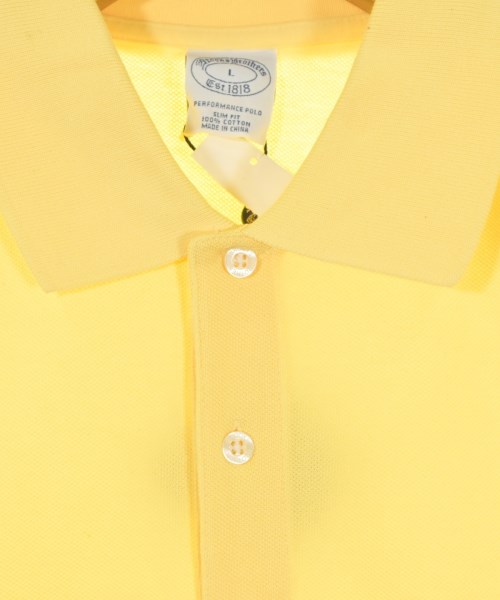 Brooks Brothers（ブルックスブラザーズ）ポロシャツ 黄 サイズ:L メンズ/2200627918490