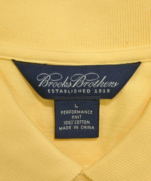 Brooks Brothers（ブルックスブラザーズ）ポロシャツ 黄 サイズ:L メンズ/2200627918537