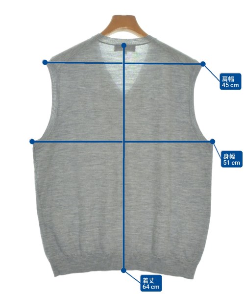 Brooks Brothers（ブルックスブラザーズ）ベスト グレー サイズ:L メンズ/2200631290124